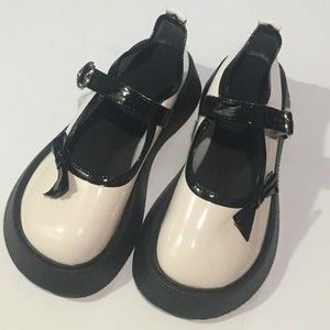 NEW Mary Jane Kawaii Lolita Goth Punk platform buckle patent leather shoes